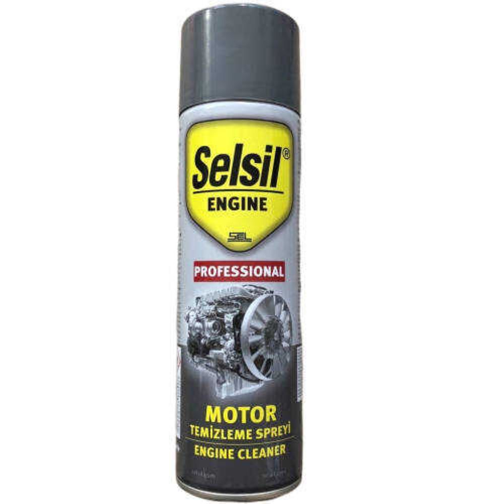 Selsil Susuz Motor Temizleme Spreyi Engine Cleaner 500ml - Makinapasaji.com